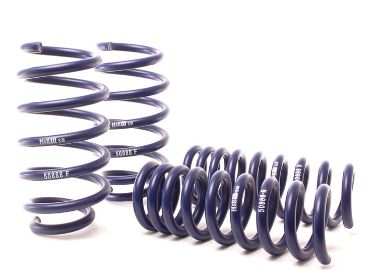 H&R Blue Sport Drop Springs 08-23 Dodge Challenger 5.7, 6.1, 6.4 - Click Image to Close